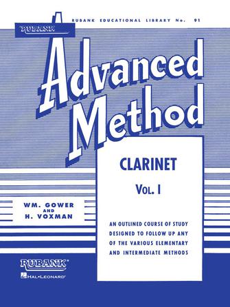 Rubank Advanced Method Vol 1 for Clarinet by H. Voxman and William Gower