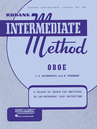 Rubank Intermediate Method for Oboe by Joseph E. Skornicka